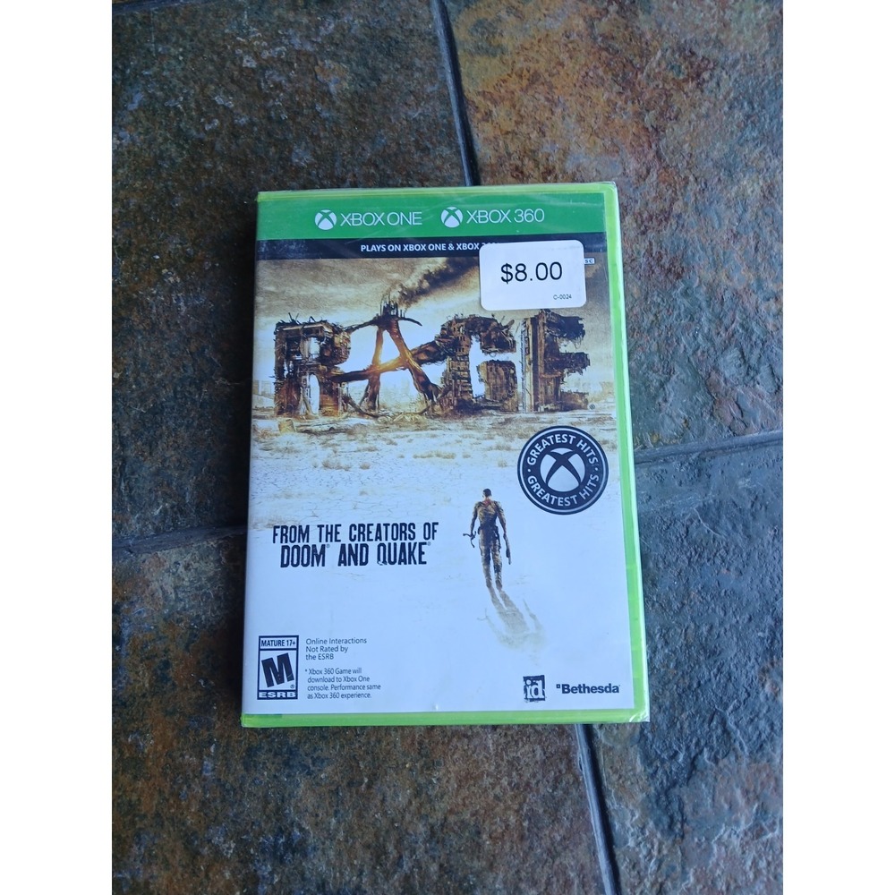Xbox One 360 Greatest Hits Rage BRAND NEW FACTORY SEALED READ